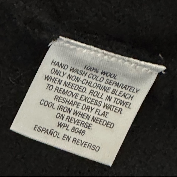 Color block Asymmetrical 100% wool sweater cardigan (NWOT) - Picture 6 of 7